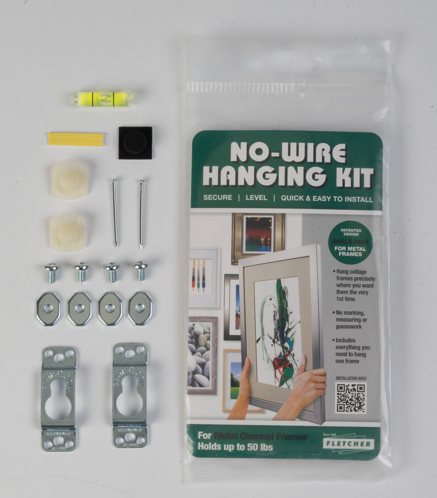 09-258 Fletcher No-Wire Hanging Kit for Metal Frames – Fletcher