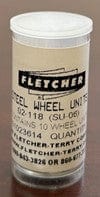 Fletcher Business Group Parts 02-118 SU-06 Steel Wheel Units  (10 EA/TUBE)